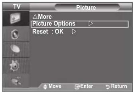 SAMSUNG LE46B550A5WXXN - Configuring Picture Option - 1