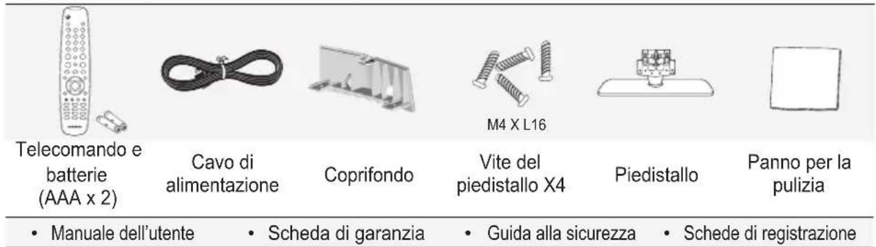SAMSUNG LE46B550A5WXXN - Elenco dei componenti - 1