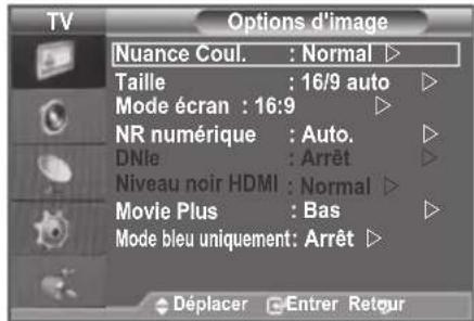 SAMSUNG LE46B550A5WXXN - Configuration de l'option Picture - 2