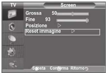 SAMSUNG LE46B550A5WXXN - Reset immagine - 1