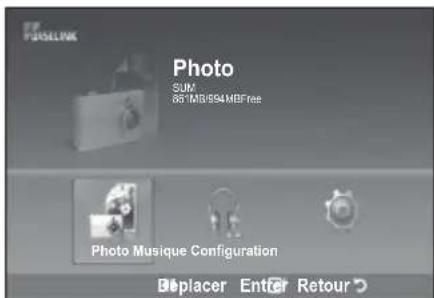 SAMSUNG LE46B550A5WXXN - Utilisation de la liste PHOTO (JPEG) - 1