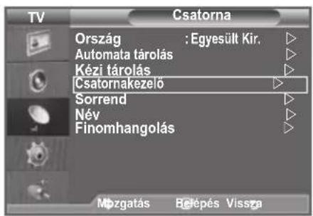 SAMSUNG LE46B550A5WXXN - ♦ Csatornák hozzáadása - 1