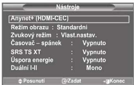 SAMSUNG LE46B550A5WXXN - Použití funkce Anynet+ - 1