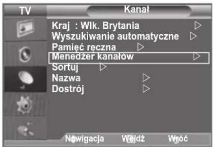 SAMSUNG LE46B550A5WXXN - Dodawanie i blokowanie kanałów - 1