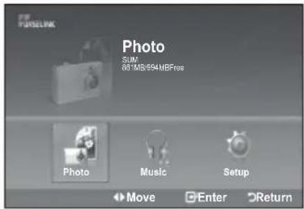 SAMSUNG LE46B550A5WXXN - Using the PHOTO (JPEG) List - 1