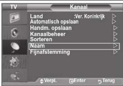SAMSUNG LE46B550A5WXXN - Kanaalnamen vastleggen - 1