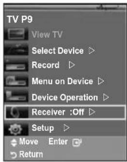 SAMSUNG LE46B550A5WXXN - Listening through a Receiver - 1