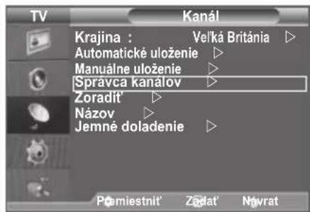 SAMSUNG LE46B550A5WXXN - > Režim Kanál - 1
