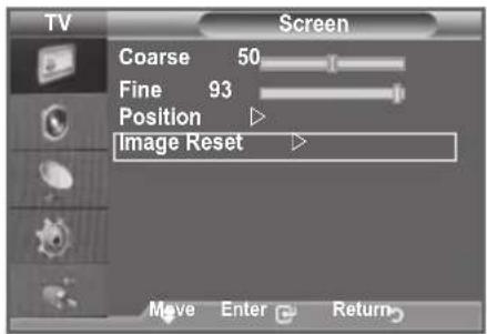 SAMSUNG LE46B550A5WXXN - Image Reset - 1