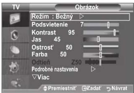 SAMSUNG LE46B550A5WXXN - Zmena obrazovej normy - 1