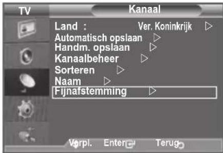 SAMSUNG LE46B550A5WXXN - U kunt kanalen handmatig nauwkeurig instellen voor een optimale ontvangst. - 1