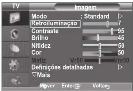 SAMSUNG LE46B550A5WXXN - O televisor tem várias definições que permitem controlar a qualidade da imagem. - 1