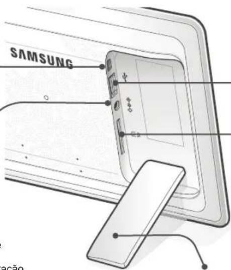 SAMSUNG SPF87H - Ligação do cabo de alimentação - 1