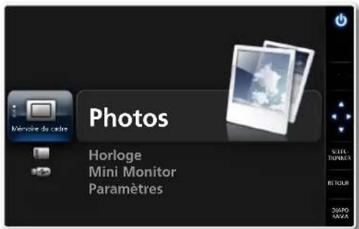 SAMSUNG SPF107H - Sélection d'un périphérique de stockage - 1