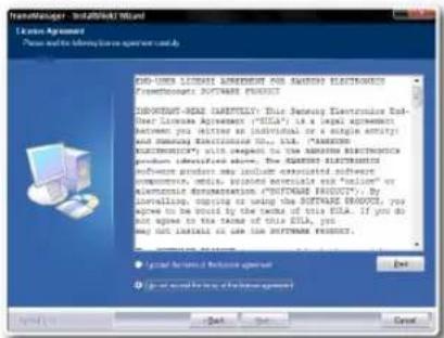 SAMSUNG SPF107H - Installation du programme Frame Manager - 2