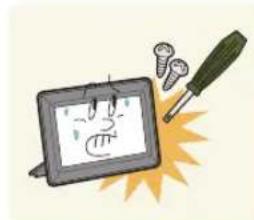 SAMSUNG SPF107H - Avtissement - 1