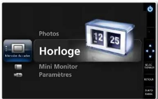 SAMSUNG SPF107H - Utilisation comme horloge - 1