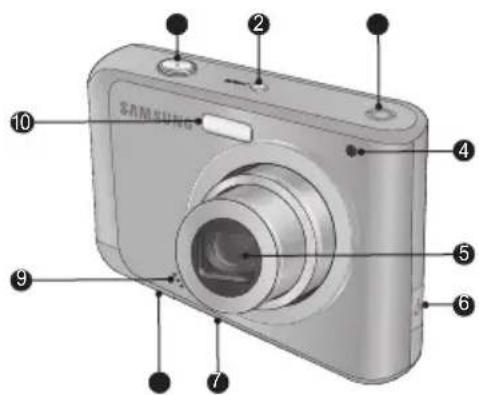 SAMSUNG ES20 - Kamera düzeni - 1