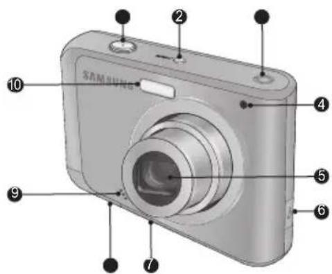 SAMSUNG ES20 - Bagian-bagian kamera - 1