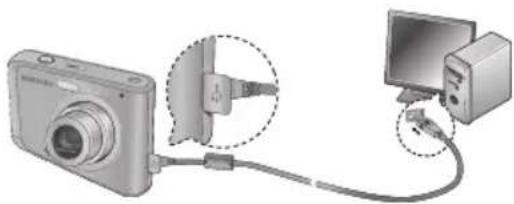 SAMSUNG ES20 - Mentransfer file ke PC (Windows) - 1