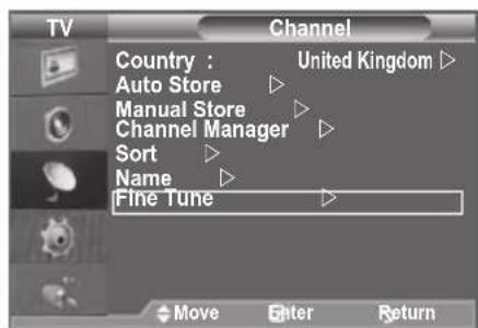 SAMSUNG LE46B550A5WQU - Fine Tuning Channel Reception - 1
