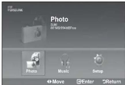 SAMSUNG LE46B550A5WQU - Using the PHOTO (JPEG) List - 1