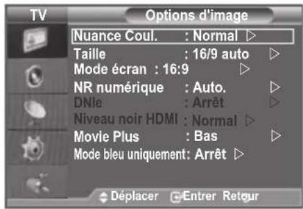 SAMSUNG LE46B550A5WQU - Configuration de l'option Picture - 2