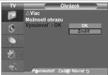 SAMSUNG LE46B550A5WQU - Mózete vratit' spat' povodné nastavenia z vyroby. - 1