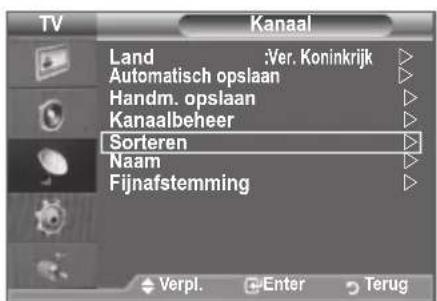 SAMSUNG LE46B550A5WQU - Opgeslagen kanalen rangschikken - 1