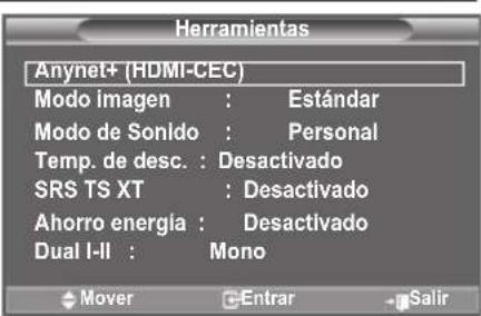 SAMSUNG LE46B550A5WQU - Uso del botón TOOLS - 1