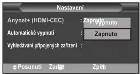 SAMSUNG LE46B550A5WQU - Použití funkce Anynet+ - 3