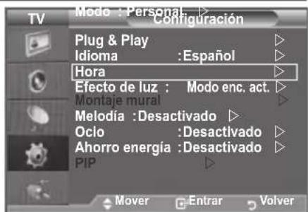 SAMSUNG LE46B550A5WQU - Ajuste del temporizador de desconexión - 1