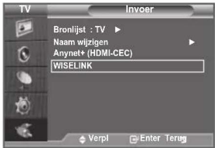 SAMSUNG LE46B550A5WQU - Gebruik van het WISELINK Menu - 1