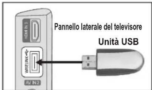 SAMSUNG LE46B550A5WQU - Utilizzato della funzione WISELINK - 1