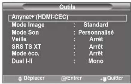 SAMSUNG LE46B550A5WQU - Utilisation de la fonction Anynet+ - 1