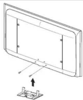 SAMSUNG LE46B550A5WQU - Anbringen der Wandhalterung - 1