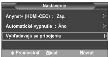 SAMSUNG LE46B550A5WQU - Vyhladávanie a prepínanie medzi zariadeniami so systémom Anynet+ - 2