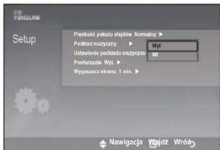 SAMSUNG LE46B550A5WQU - Ustawienie podkfadu muzyczneo: - 1