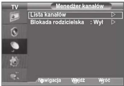SAMSUNG LE46B550A5WQU - Dodawanie i blokowanie kanalów - 2