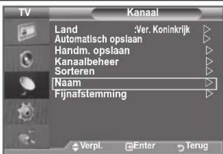 SAMSUNG LE46B550A5WQU - Kanaalnamen vastleggen - 1