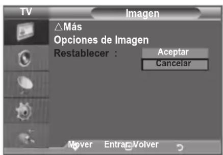 SAMSUNG LE46B550A5WQU - Puede volver a los ajustes deImagen predefinidos de fabrica. - 1
