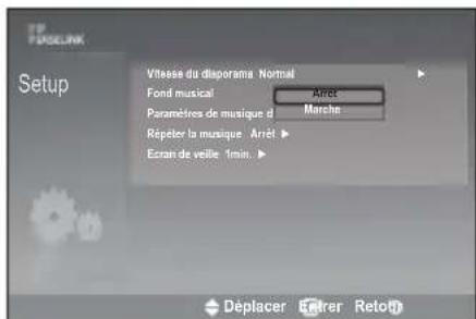 SAMSUNG LE46B550A5WQU - Fond musical : - 1