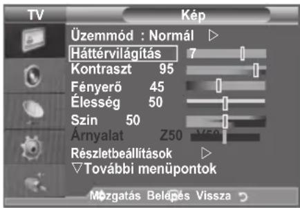 SAMSUNG LE46B550A5WQU - A keszülék szamos olyan beállitással rendelkezik, mellyel szabályozhatja a képminõseget. - 1
