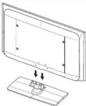 SAMSUNG LE46B550A5WQU - Installing the Stand - 1