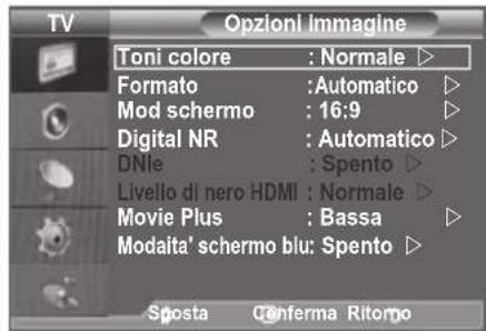 SAMSUNG LE46B550A5WQU - Configurazione di Opzioni imagine - 2