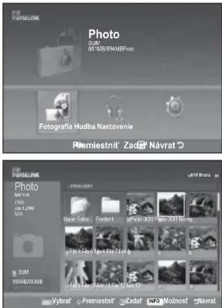 SAMSUNG LE46B550A5WQU - Použivanie zoznamu "Fotografia" (zoznam fotografiai vo formáte JPEG) - 1