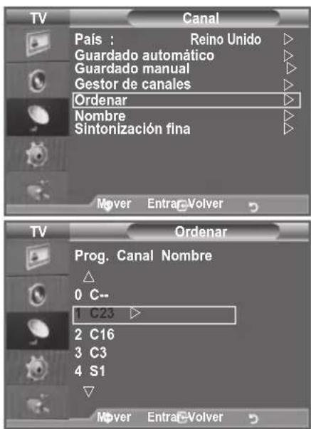 SAMSUNG LE46B550A5WQU - Organ de los canales memorizados - 1