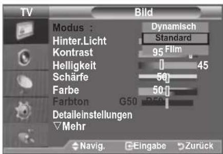 SAMSUNG LE46B550A5WQU - Bildstandardändern - 2