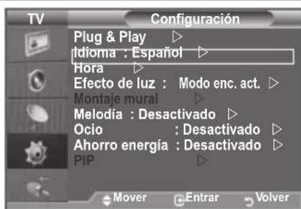 SAMSUNG LE46B550A5WQU - Elección del idioma - 3