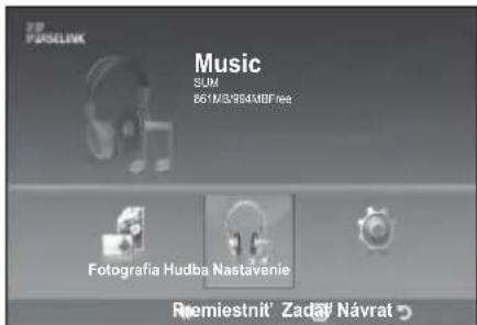 SAMSUNG LE46B550A5WQU - Použivanie zoznamu MP3 súborov - 1